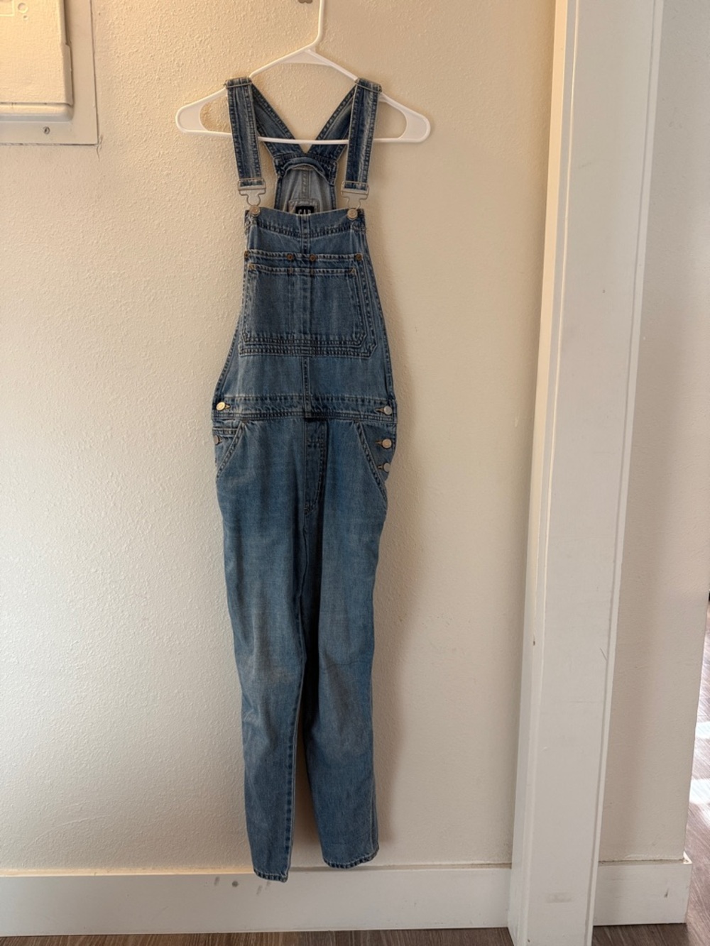 GAP Light Blue Denim Overalls